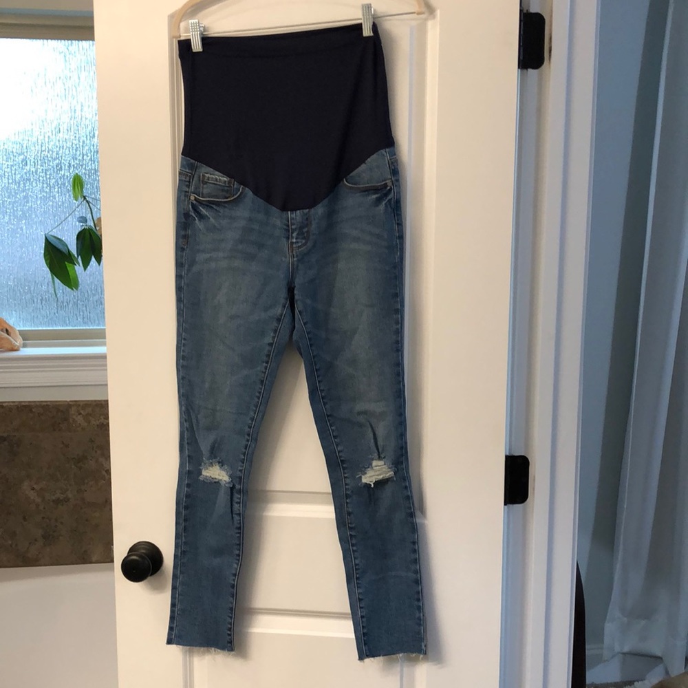 Pink Blush Maternity Jeans